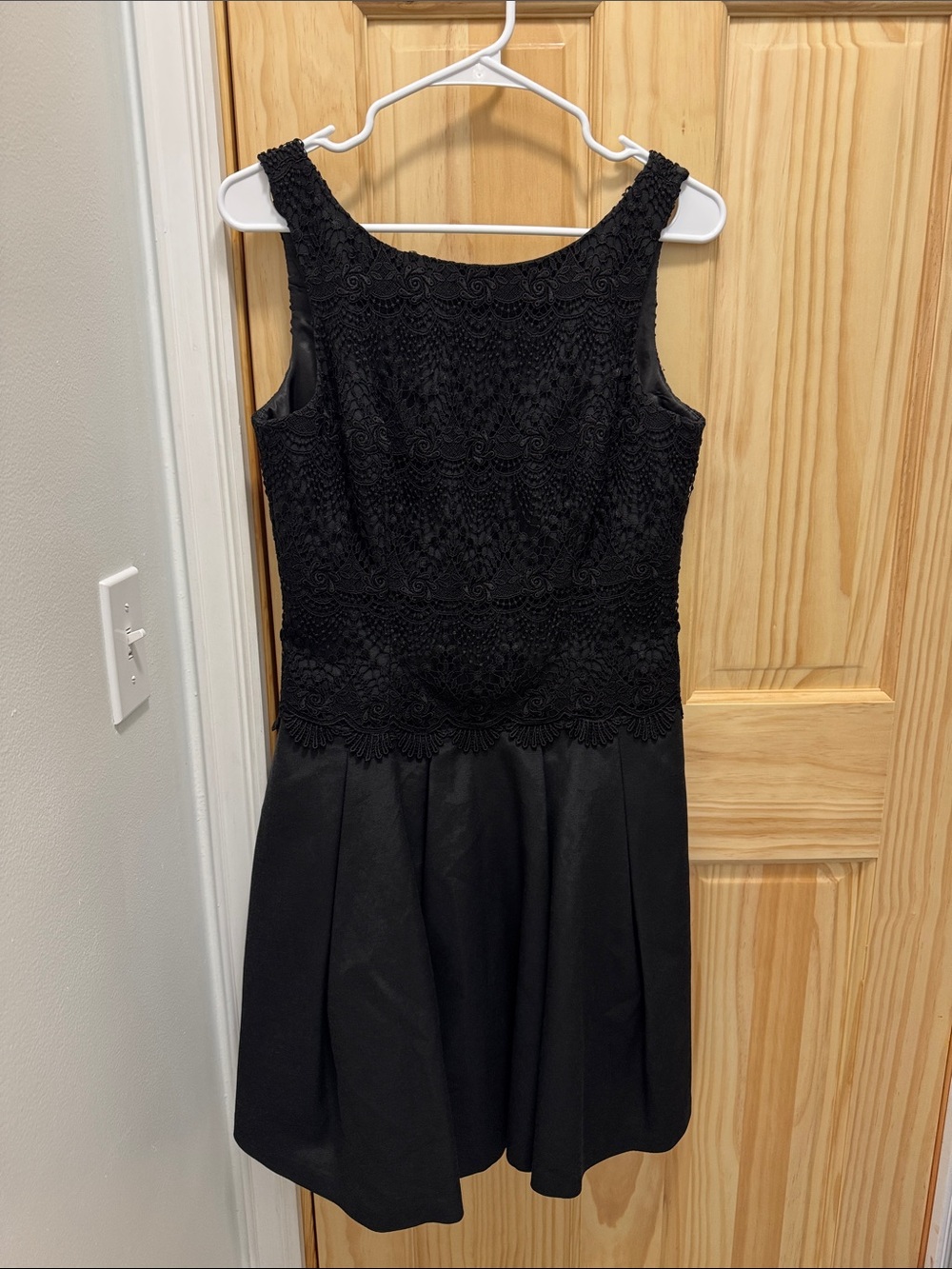 White House Black Market Black Lace Tank Dress